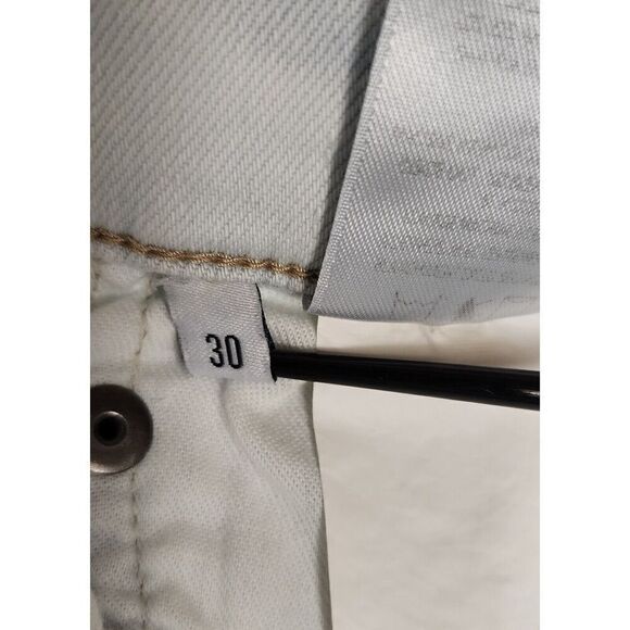 Edwin Maddox Cropped Slim Jeans Light Blue Size 30 - Picture 4 of 6